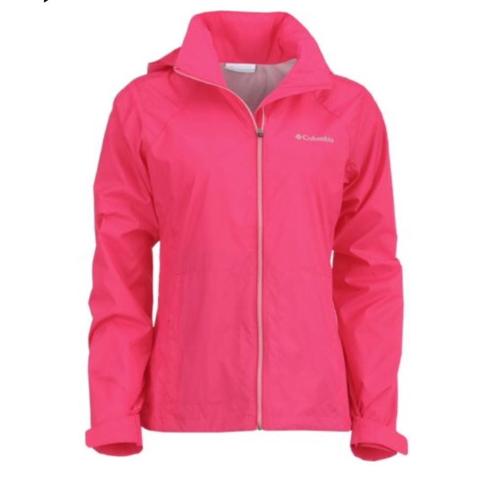 Columbia switchback rain jacket. Pink.